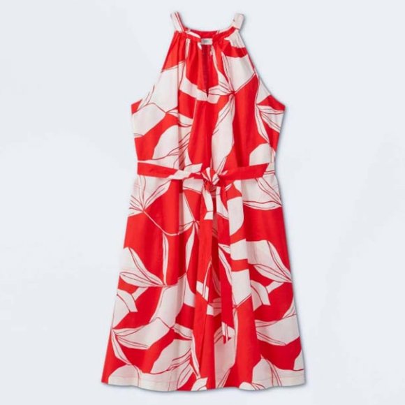 a new day Dresses & Skirts - NWT new day Red Floral Sundress Sz XS Red White